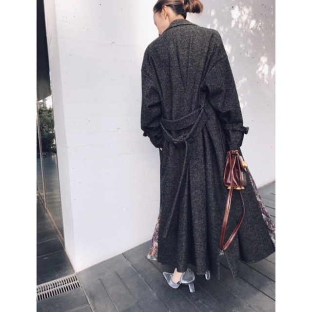 【アメリヴィンテージ】TWEED MANNISH OVER COAT ロング