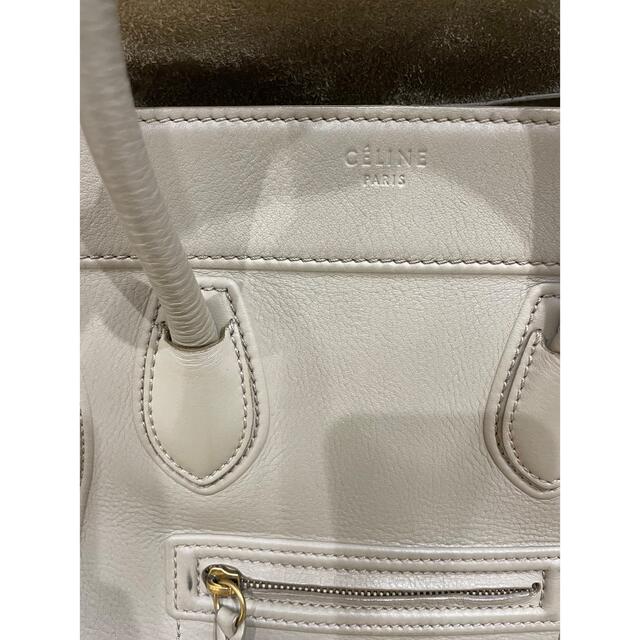 celine(セリーヌ)のcoco様専用！celine ファントム　ラゲージ　セリーヌ　グレージュ レディースのバッグ(ハンドバッグ)の商品写真