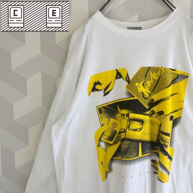 C.E cavempt】シーイー サイズL 長袖Tシャツ ロンT 白の通販 by