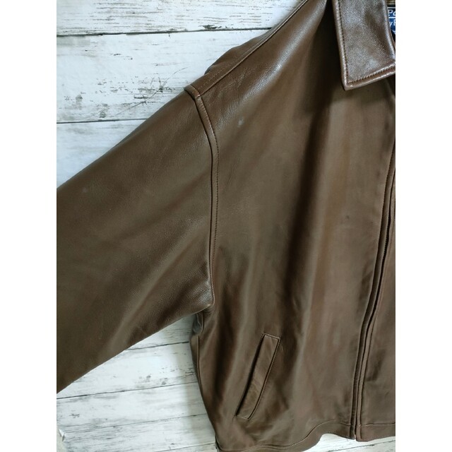ポロラルフローレン レザージャケット POLO SPORT RRL ポニーロゴ 激安