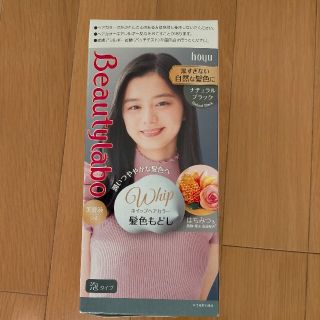 ホーユー(Hoyu)のビューティラボ ホイップヘアカラー 髪色もどし ナチュラルブラック(1セット)(カラーリング剤)