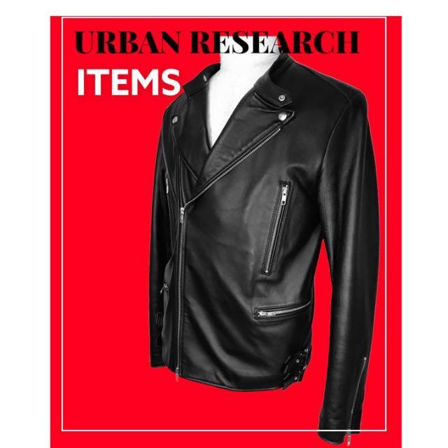 ITEMS URBAN RESEARCH ライダースジャケットダブル