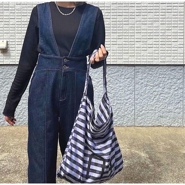 ZARA】ザラ M リラックスカット デニムサロペット オーバーオール