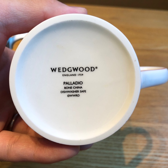 ウェッジウッド　WEDGWOOD　パラディオ マグ (ピンク、ブルー)セット 3