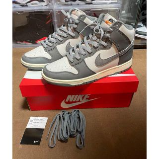 ナイキ(NIKE)のNike Dunk High Grey ナイキ ダンク ヴィンテージ グレー(スニーカー)