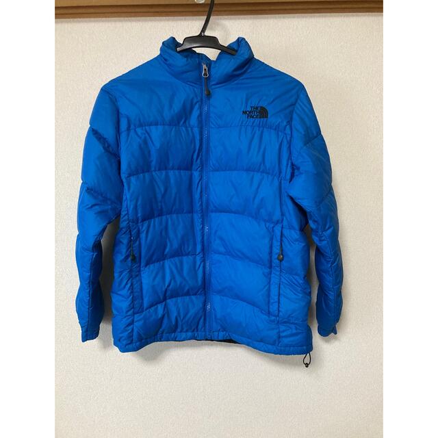 THE NORTH FACE(ザノースフェイス)のNORTH ノースフェイス ダウンジャケット　150 センチ　ブルー キッズ/ベビー/マタニティのキッズ服男の子用(90cm~)(ジャケット/上着)の商品写真