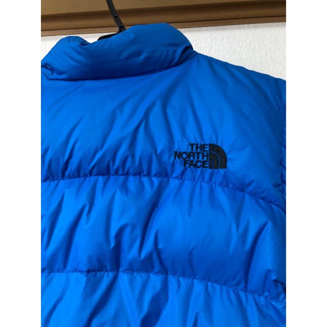 THE NORTH FACE(ザノースフェイス)のNORTH ノースフェイス ダウンジャケット　150 センチ　ブルー キッズ/ベビー/マタニティのキッズ服男の子用(90cm~)(ジャケット/上着)の商品写真