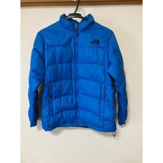 ザノースフェイス(THE NORTH FACE)のNORTH ノースフェイス ダウンジャケット　150 センチ　ブルー(ジャケット/上着)