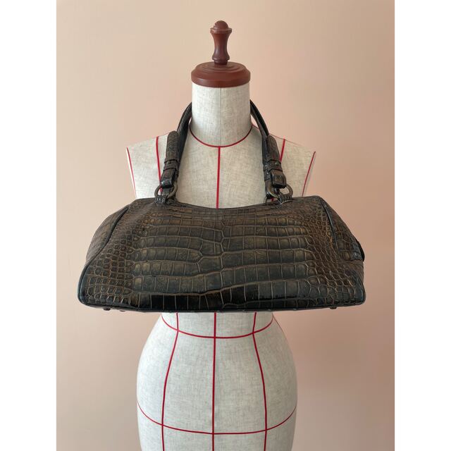 定番の中古商品 JRA クロコダイル ハンドバッグ ハンドバッグ 定番の中古商品 JRA クロコダイル ハンドバッグ ハンドバッグ