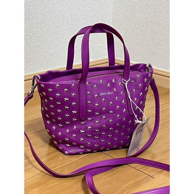 JIMMY CHOO - ジミーチュウ 超美品 ミニサラ 2wayショルダーバッグ