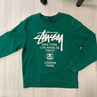 ステューシー スウェット(メンズ)(グリーン・カーキ/緑色系)の通販 ステューシー スウェット(メンズ)(グリーン・カーキ/緑色系)の通販