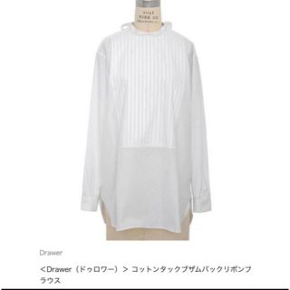 ドゥロワー(Drawer)のstar様専用 Drawer♣︎新品リバーシブルジレ&リボンブラウス 36 (シャツ/ブラウス(長袖/七分))