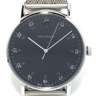 イッセイミヤケ(ISSEY MIYAKE)のイッセイ 腕時計 - VJ21-0360 ボーイズ 黒(腕時計)