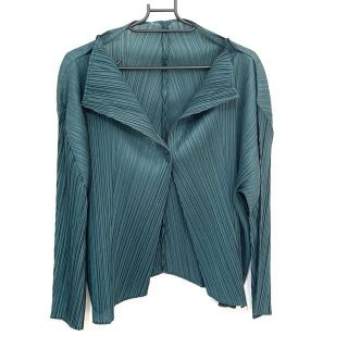 プリーツプリーズイッセイミヤケ(PLEATS PLEASE ISSEY MIYAKE)のプリーツプリーズ カーディガン サイズ3 L(カーディガン)