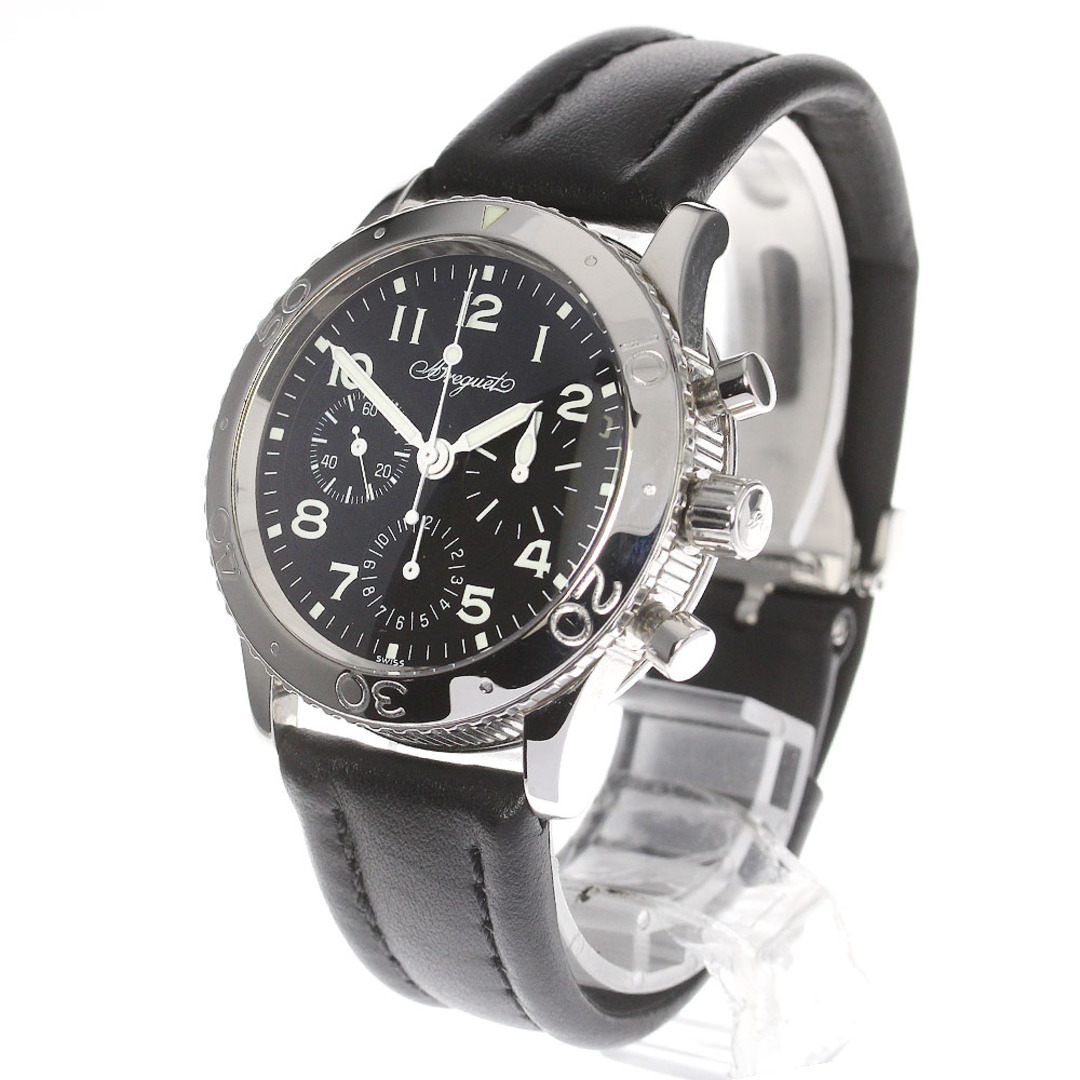 ☆良品★箱・保証書付き【Breguet】ブレゲ アエロナバル タイプXX クロノグラフ 3800ST/92/9W6 自動巻き メンズ_710967