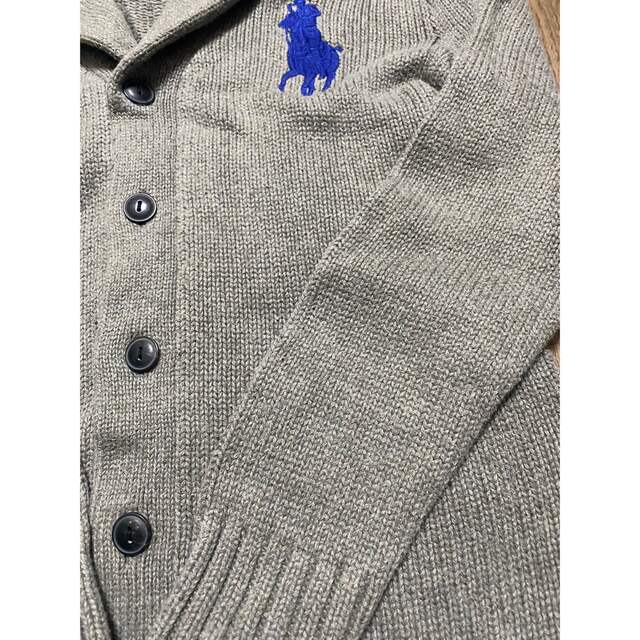 POLO RALPH LAUREN(ポロラルフローレン)のラルフ　ニット　セーター　グレー　キッズ　150   キッズ/ベビー/マタニティのキッズ服男の子用(90cm~)(ニット)の商品写真