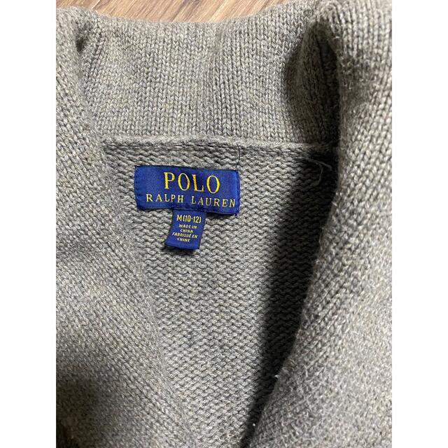 POLO RALPH LAUREN(ポロラルフローレン)のラルフ　ニット　セーター　グレー　キッズ　150   キッズ/ベビー/マタニティのキッズ服男の子用(90cm~)(ニット)の商品写真