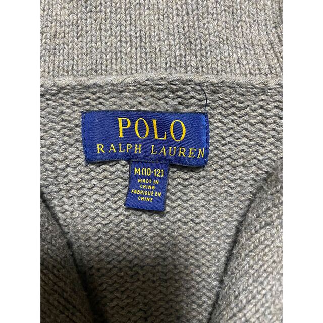 POLO RALPH LAUREN(ポロラルフローレン)のラルフ　ニット　セーター　グレー　キッズ　150   キッズ/ベビー/マタニティのキッズ服男の子用(90cm~)(ニット)の商品写真