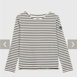 プチバトー(PETIT BATEAU)のプチバトーマリニエール 長袖カットソー(カットソー(長袖/七分))