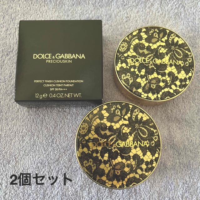 DOLCE&GABBANA(ドルチェアンドガッバーナ)のドルチェ&ガッバーナ　クッションファンデーション2個 コスメ/美容のベースメイク/化粧品(ファンデーション)の商品写真