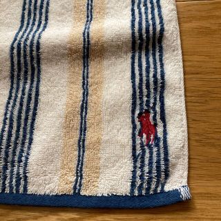 ラルフローレン(Ralph Lauren)のポロ　Ralph Lauren ラルフローレン  タオルハンカチ　赤ロゴ刺繍　(ハンカチ/ポケットチーフ)