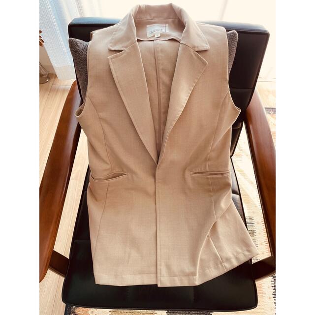 数量限定セール しまむら ジレ ベージュ Mサイズ