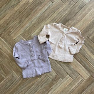 エイチアンドエイチ(H&H)の【H&M baby】ロンT 50cm 2枚セット(Ｔシャツ)