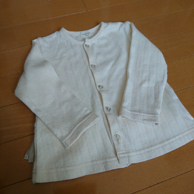 kid’s zoo(キッズズー)のカーディガン 90㎝ キッズ/ベビー/マタニティのキッズ服女の子用(90cm~)(カーディガン)の商品写真