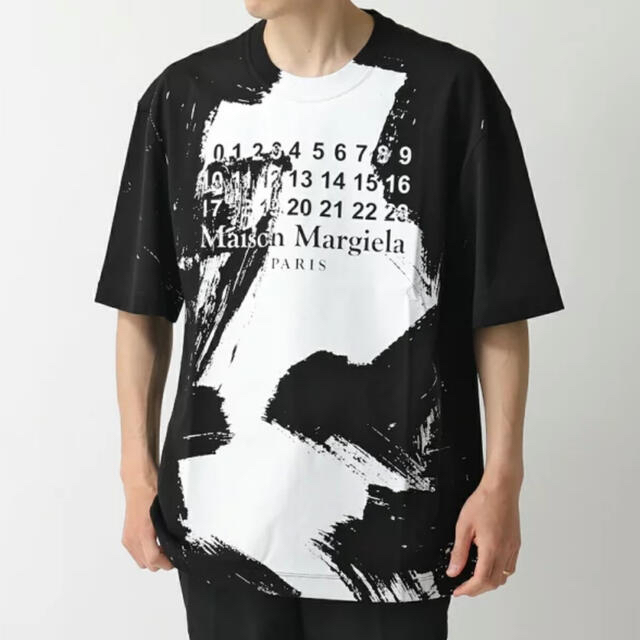 Tシャツ/カットソー(半袖/袖なし)★MAISON MARGIELA メゾンマルジェラ ★Tシャツペイント 半袖