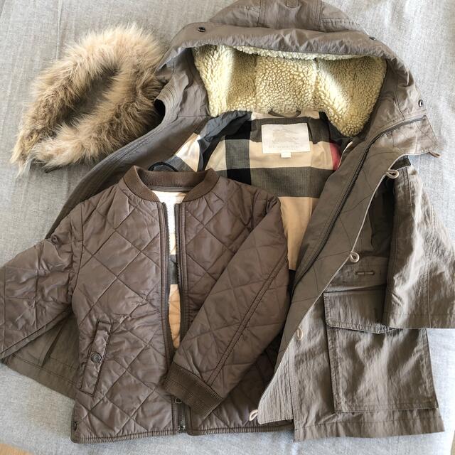 Burberry アウター 2点セット キッズ/ベビー/マタニティ キッズ服 ...