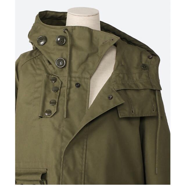 グッドふとんマーク取得 HYKE 21SS N/C MILITARY JACKET ブラック