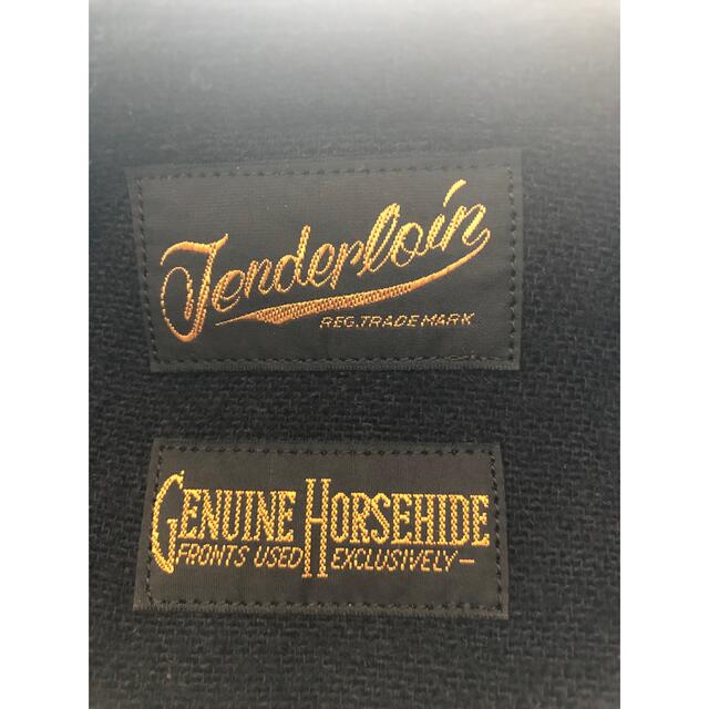3年保証』 希少 tenderloin t-hide s ホースハイド 馬革 黒 キムタク