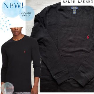 ラルフローレン(Ralph Lauren)のメンズ　ユニセックス　POLO Ralph Lauren　トップス　S 黒(Tシャツ/カットソー(七分/長袖))