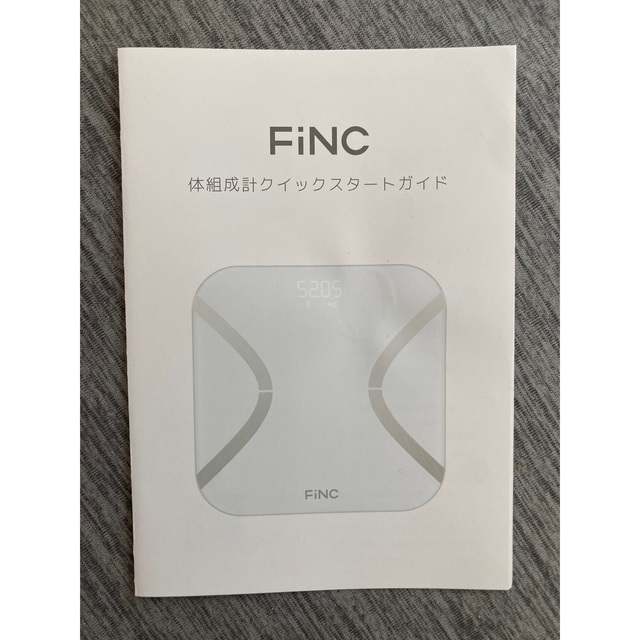 FiNCアプリ連携! FiNCオリジナル体組成計 FiNC SmartScale スマホ/家電/カメラの生活家電(体重計)の商品写真