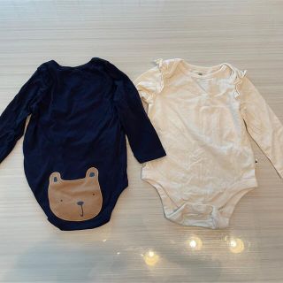 ベビーギャップ(babyGAP)の新品　babyGAP ロンパース　ボディオール　肌着　2枚セット(ロンパース)