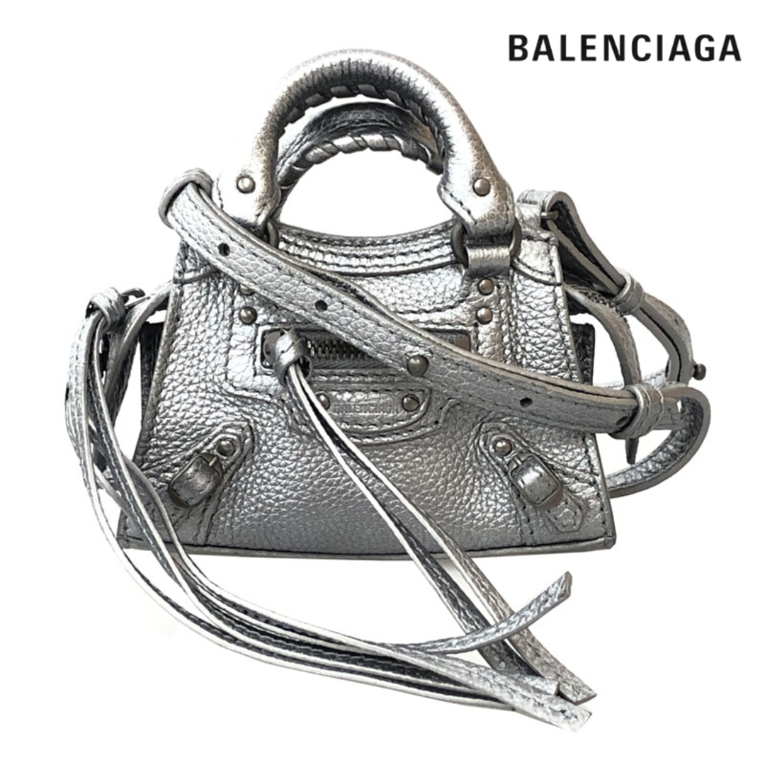 バレンシアガ BALENCIAGA スーパーナノ ネオクラシック 2WAY ハンド ミニ ショルダーバッグ