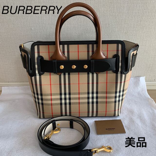 超目玉】 BURBERRY - BURBERRY バーバリー ビンテージチェック ベルト