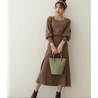 エヌナチュラルビューティーベーシック(N.Natural beauty basic)のN.NaturalBeautyBasic ニットワンピース(ロングワンピース/マキシワンピース)