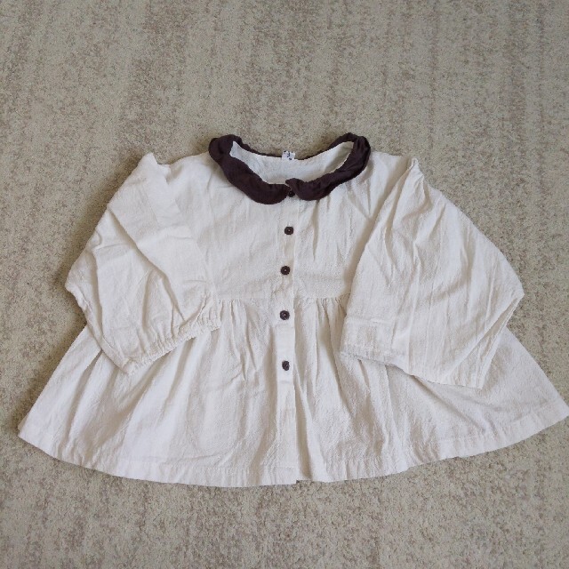 韓国服　ブラウス キッズ/ベビー/マタニティのキッズ服女の子用(90cm~)(Tシャツ/カットソー)の商品写真