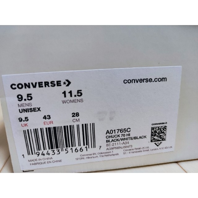 CONVERSE(コンバース)のCONVERSE × STUSSY CHUCK 70 HI 28cm US9.5 メンズの靴/シューズ(スニーカー)の商品写真