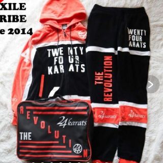 24karats セットアップ ベロア風 EXILE 24カラッツ ジャージ