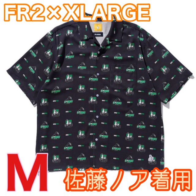 【早い者勝ち‼️】XLARGE × FR2 Icon Pattern Shirt