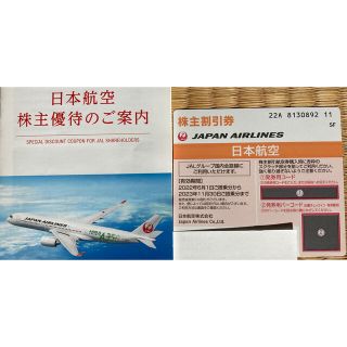 ジャル(ニホンコウクウ)(JAL(日本航空))のJAL 日本航空 株主優待券1枚+割引券(その他)