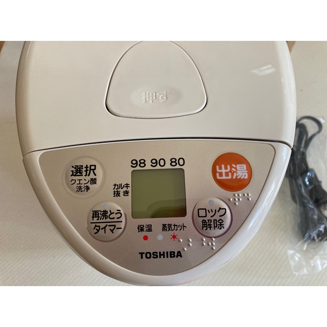 東芝(トウシバ)の東芝　電気保温ポット スマホ/家電/カメラの生活家電(電気ポット)の商品写真