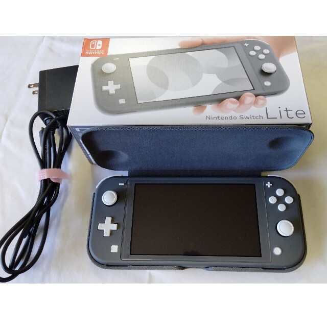 NintendoSwitch lite グレー 美品のサムネイル