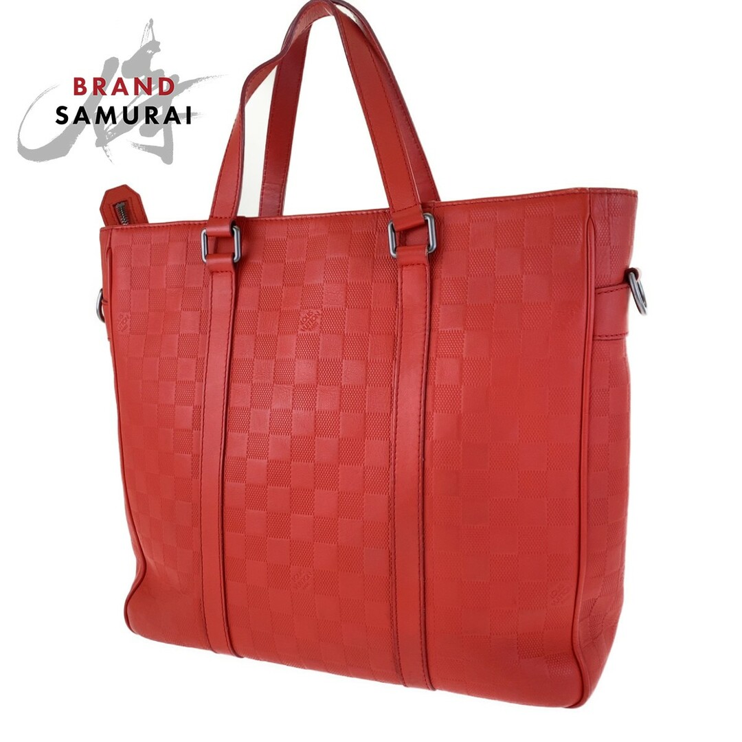 LOUIS VUITTON ルイヴィトン ダミエアンフィニ タダオPM レッド