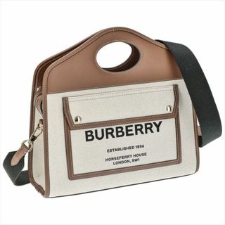 バーバリー(BURBERRY)のバーバリー BURBERRY ハンドバッグ 8036784 A1395 NATURAL/MALTBROW(ハンドバッグ)