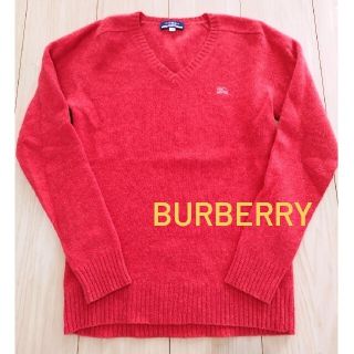 バーバリーブルーレーベル(BURBERRY BLUE LABEL)のBURBERRY ブルーレーベル レディースVネックセーター(ニット/セーター)