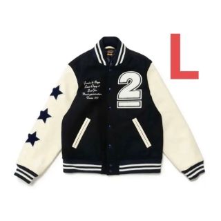 ヒューマンメイド(HUMAN MADE)のHuman made LAST ORGY2 VARSITY JACKET L(スタジャン)