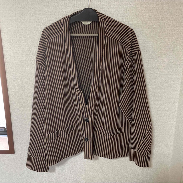 Jieda 21ss RIPPLE CARDIGAN